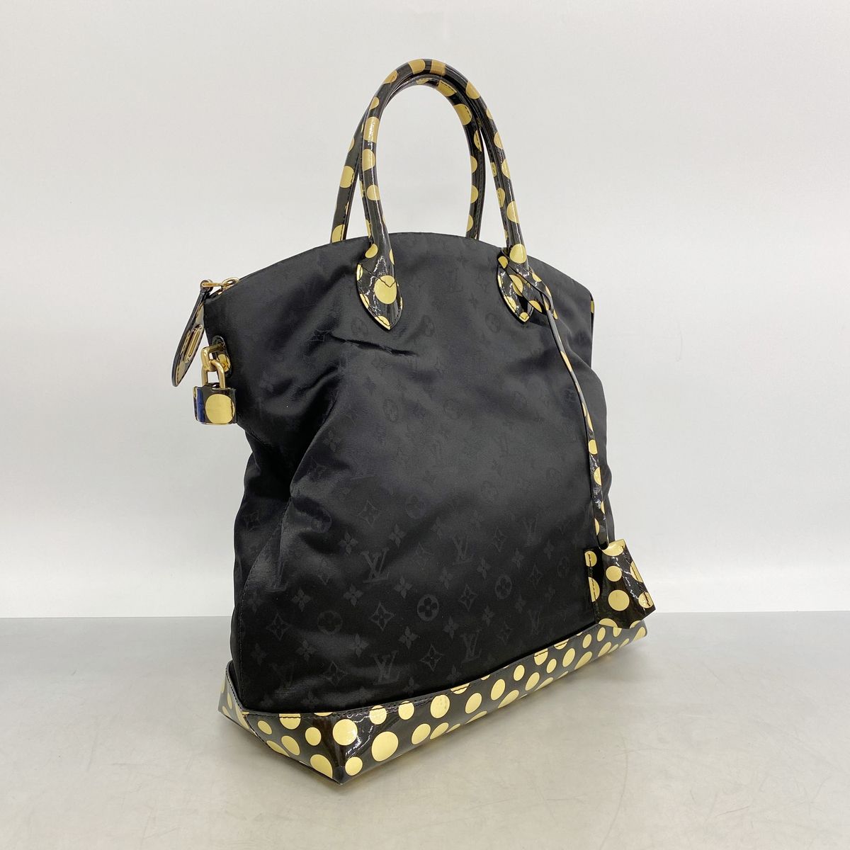 Louis Vuitton Tote Bag Monogram Dot Infinity Lockit MM Noir — view 2