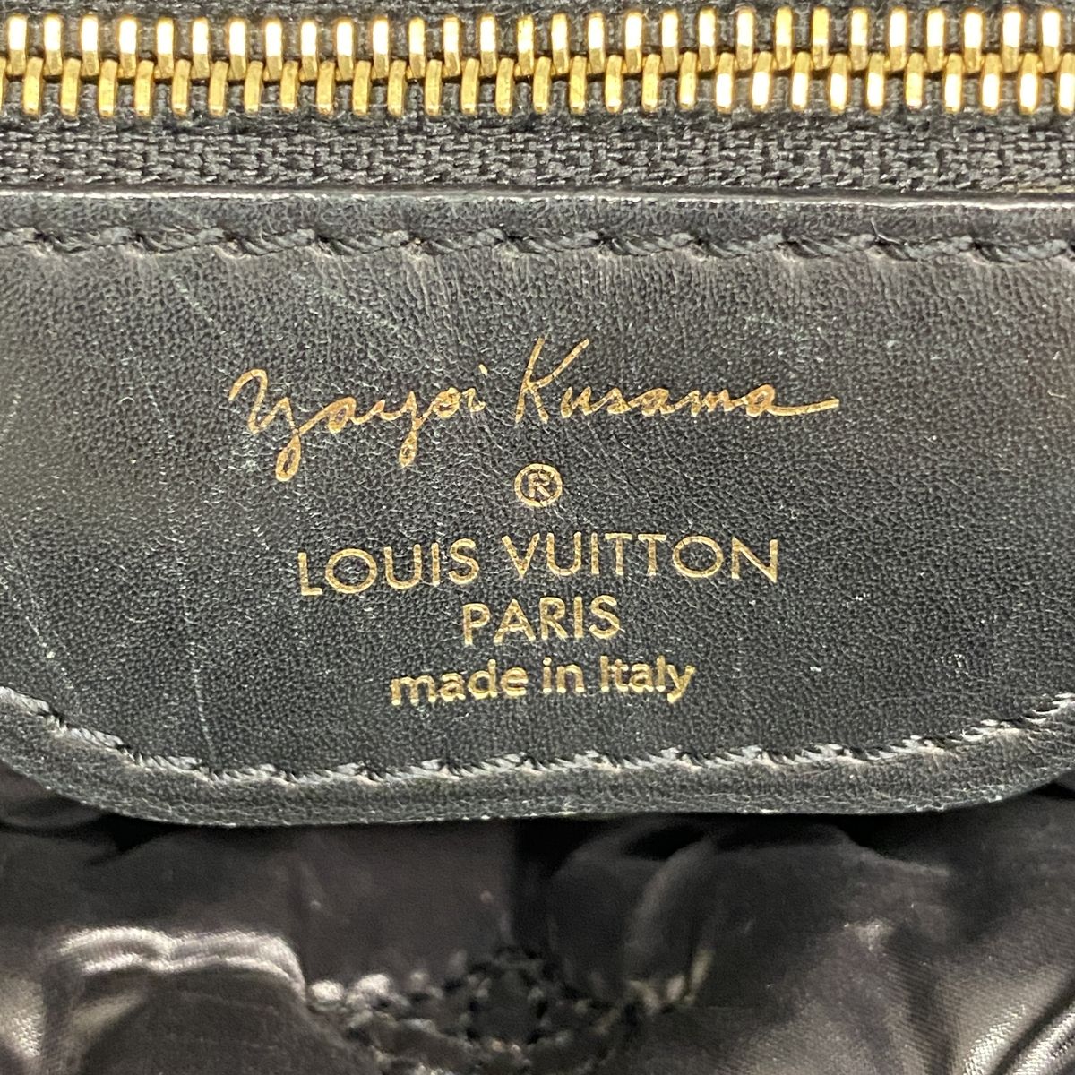 Louis Vuitton Tote Bag Monogram Dot Infinity Lockit MM Noir — view 5