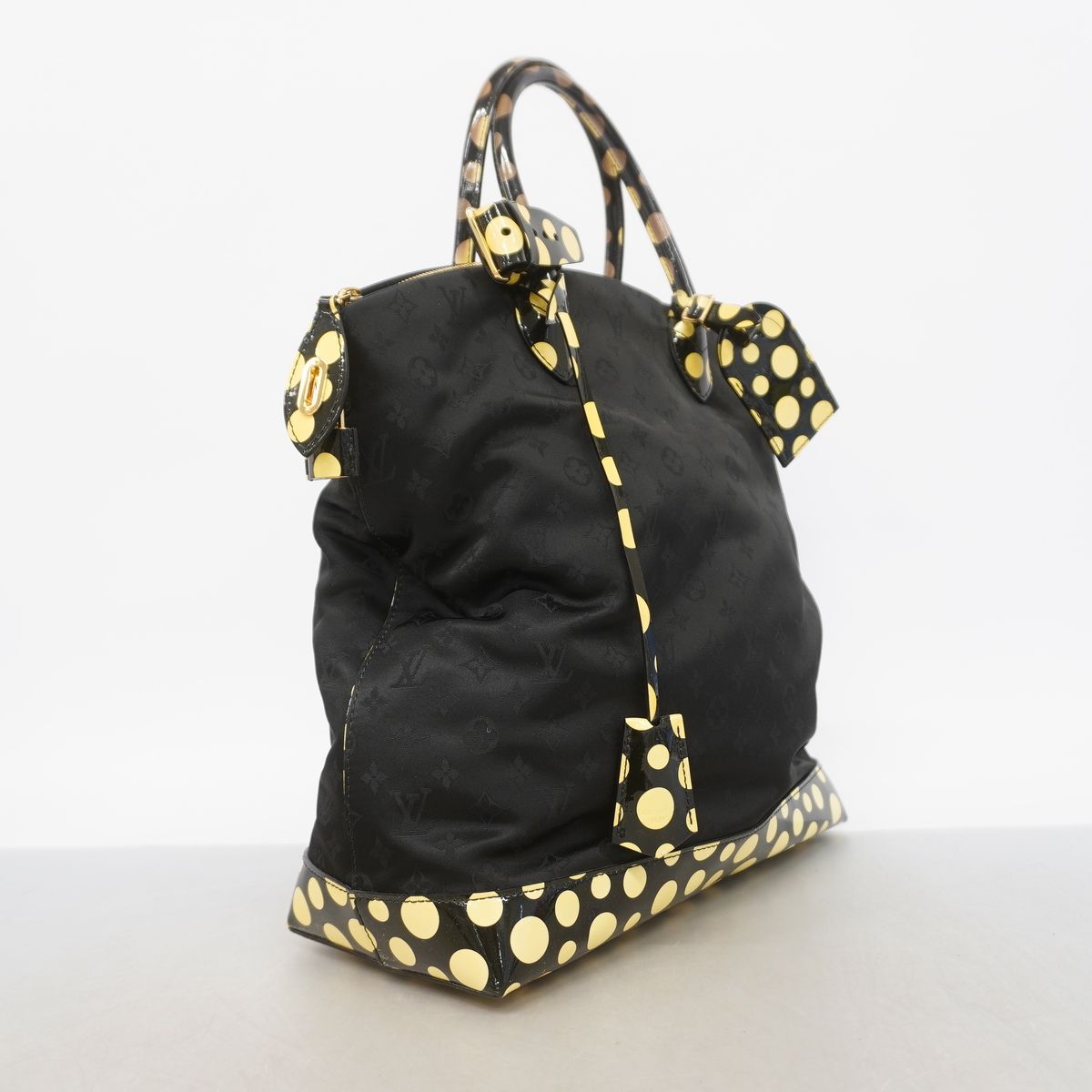 Louis Vuitton Tote Bag Monogram Dot Infinity Lockit MM Noir — view 2