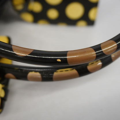 Louis Vuitton Tote Bag Monogram Dot Infinity Lockit MM Noir — view 7