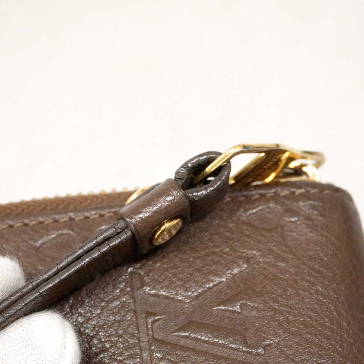 Louis Vuitton Wallet Monogram Empreinte Portefeuille Secret Compact Ombre — view 7