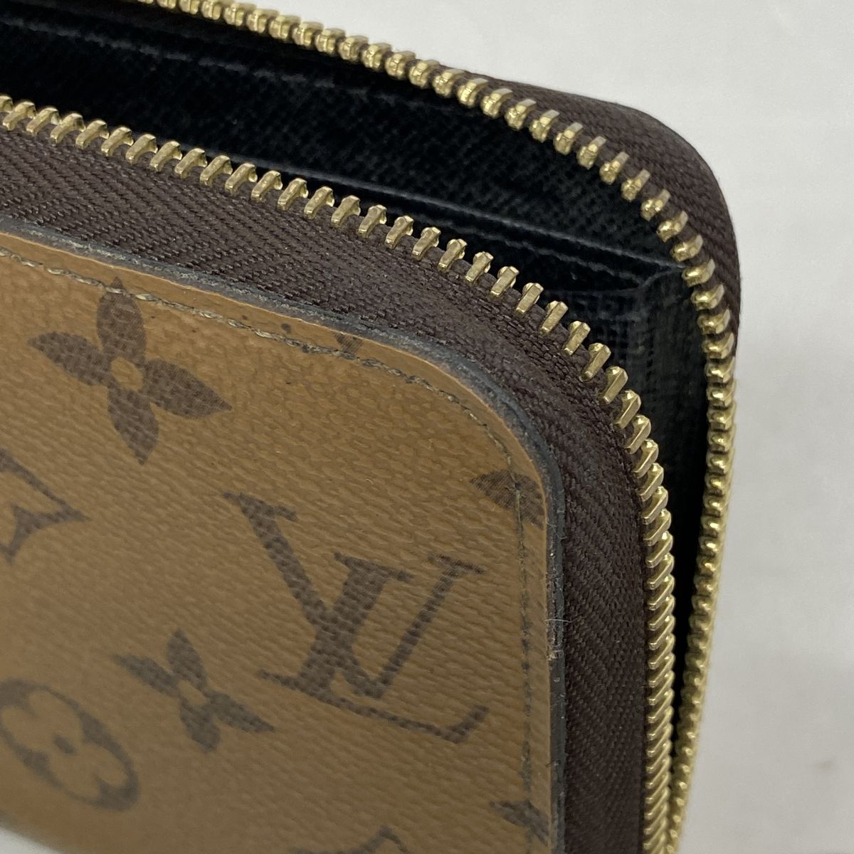 Louis Vuitton Wallet Monogram Reverse Zippy Brown — view 6
