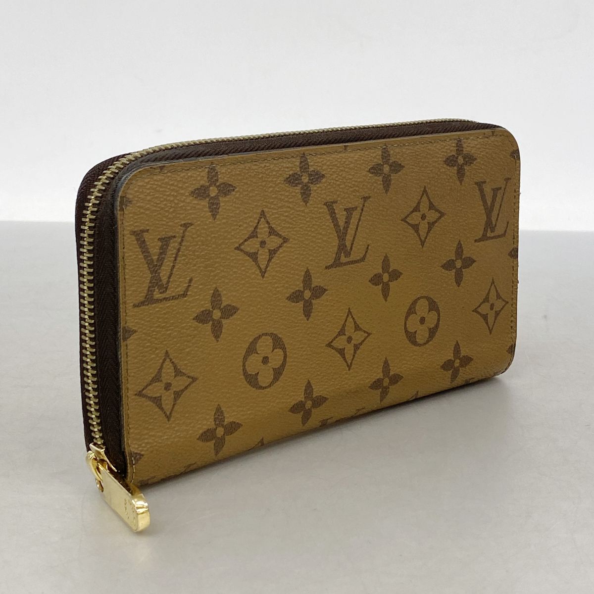 Louis Vuitton Wallet Monogram Reverse Zippy Brown — view 2