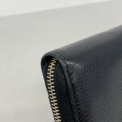 Gucci Wallet Bamboo Leather Black Gold — view 6