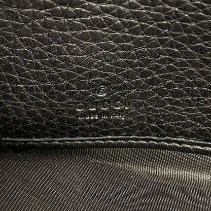 Gucci Wallet Bamboo Leather Black Gold — view 5
