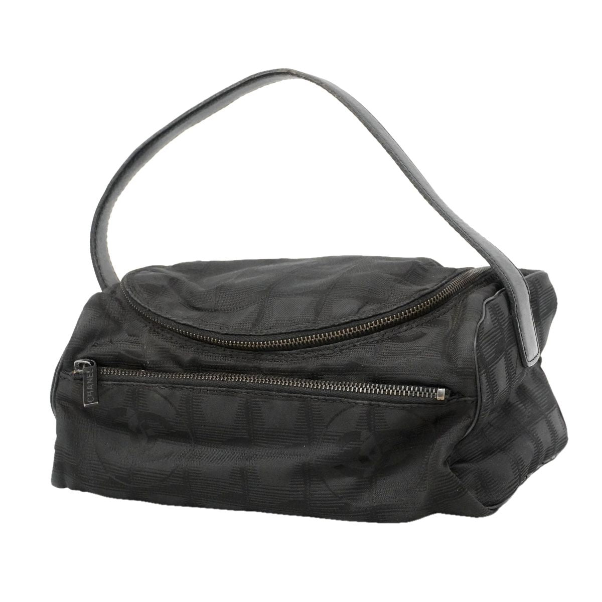 Chanel Vanity Bag New Travel Nylon Black