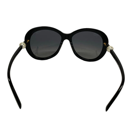 Chanel Sunglasses Dark Gray Black Pearl Eyewear — view 3