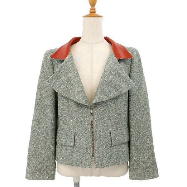 Chanel 01P Jacket Green