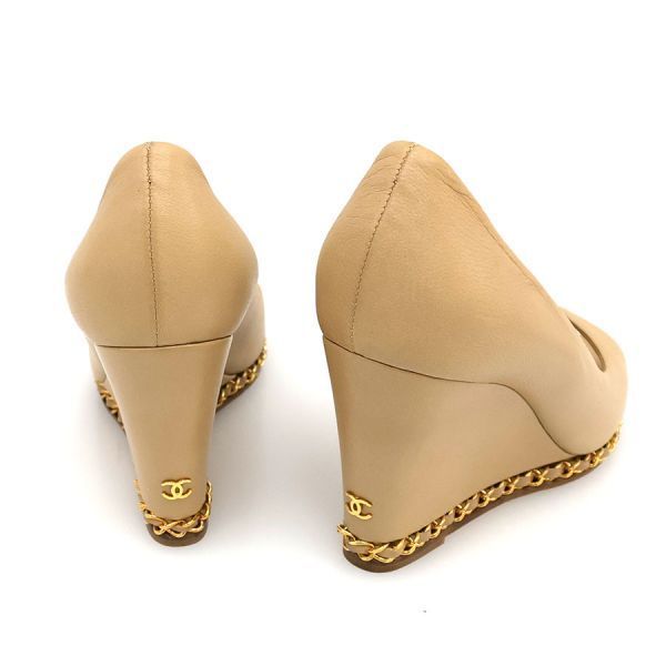 Chanel Pumps Heels Beige — view 3