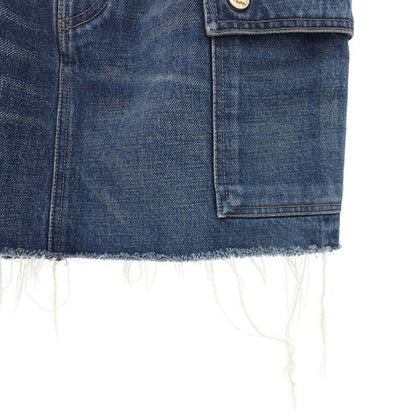 Celine Denim Skirt Blue — view 3