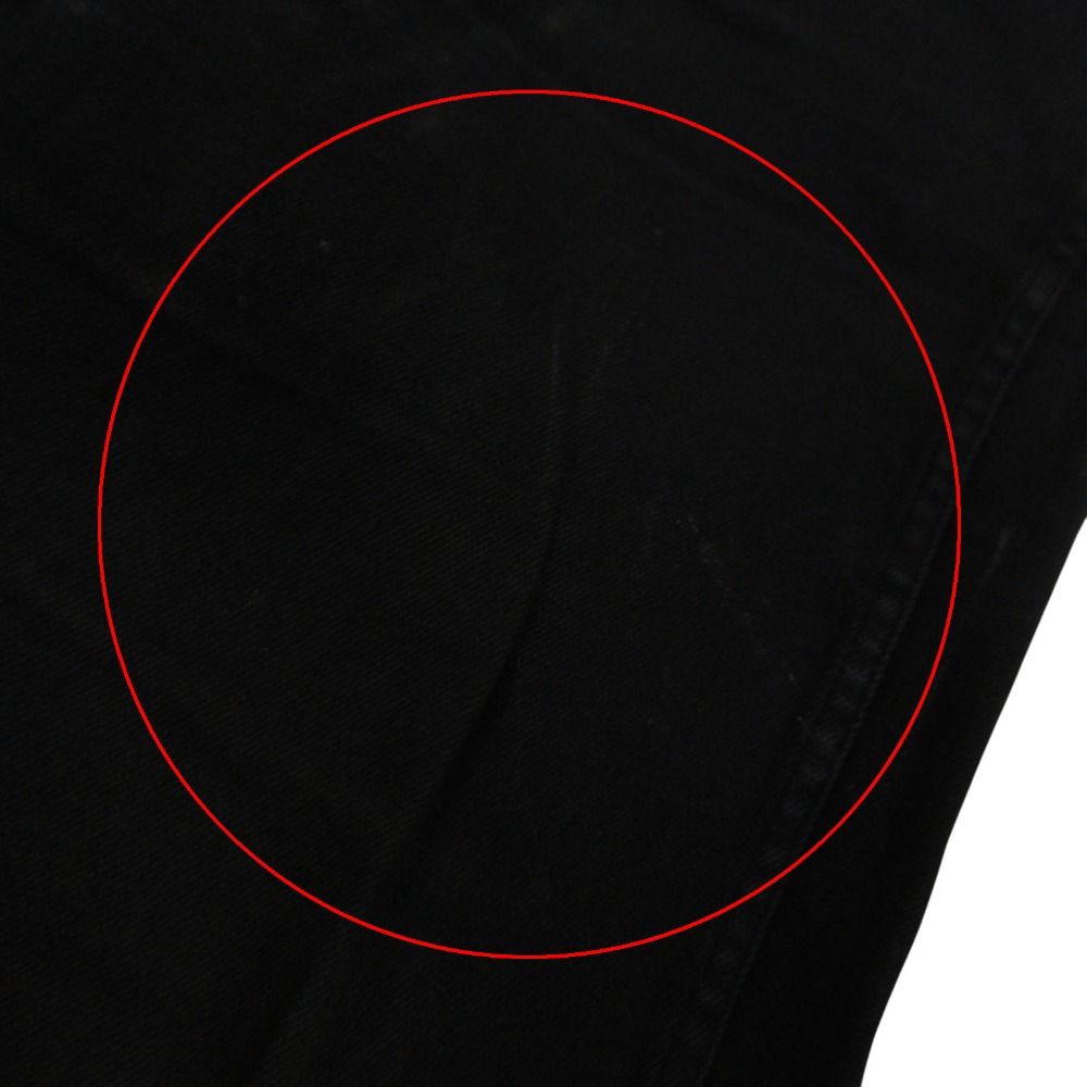Celine Skinny Pants Low Rise Stretch Denim Pure Black — view 7