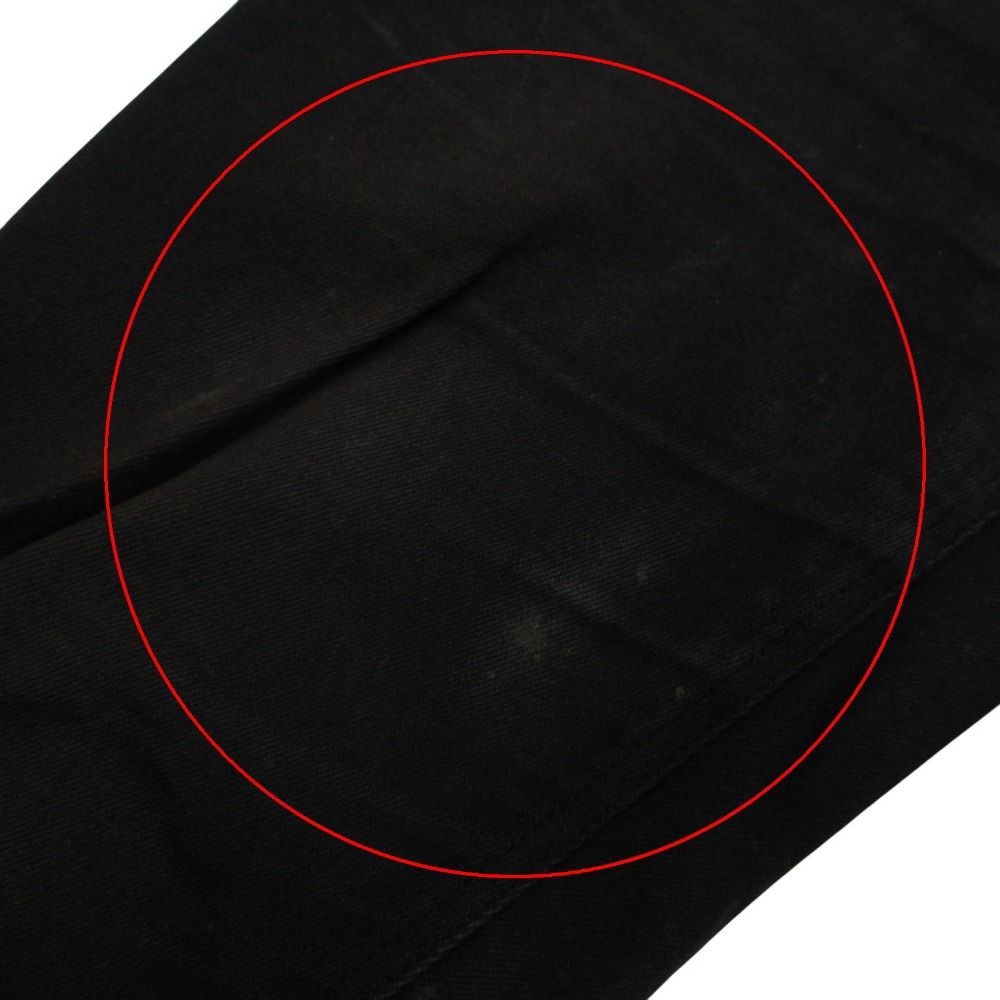 Celine Skinny Pants Low Rise Stretch Denim Pure Black — view 6
