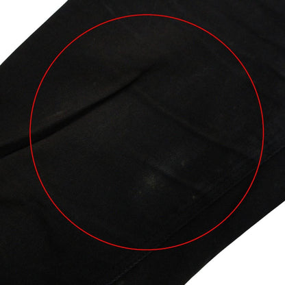 Celine Skinny Pants Low Rise Stretch Denim Pure Black — view 6