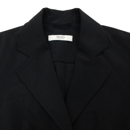 Prada Tailored Jacket Stretch Black — view 7