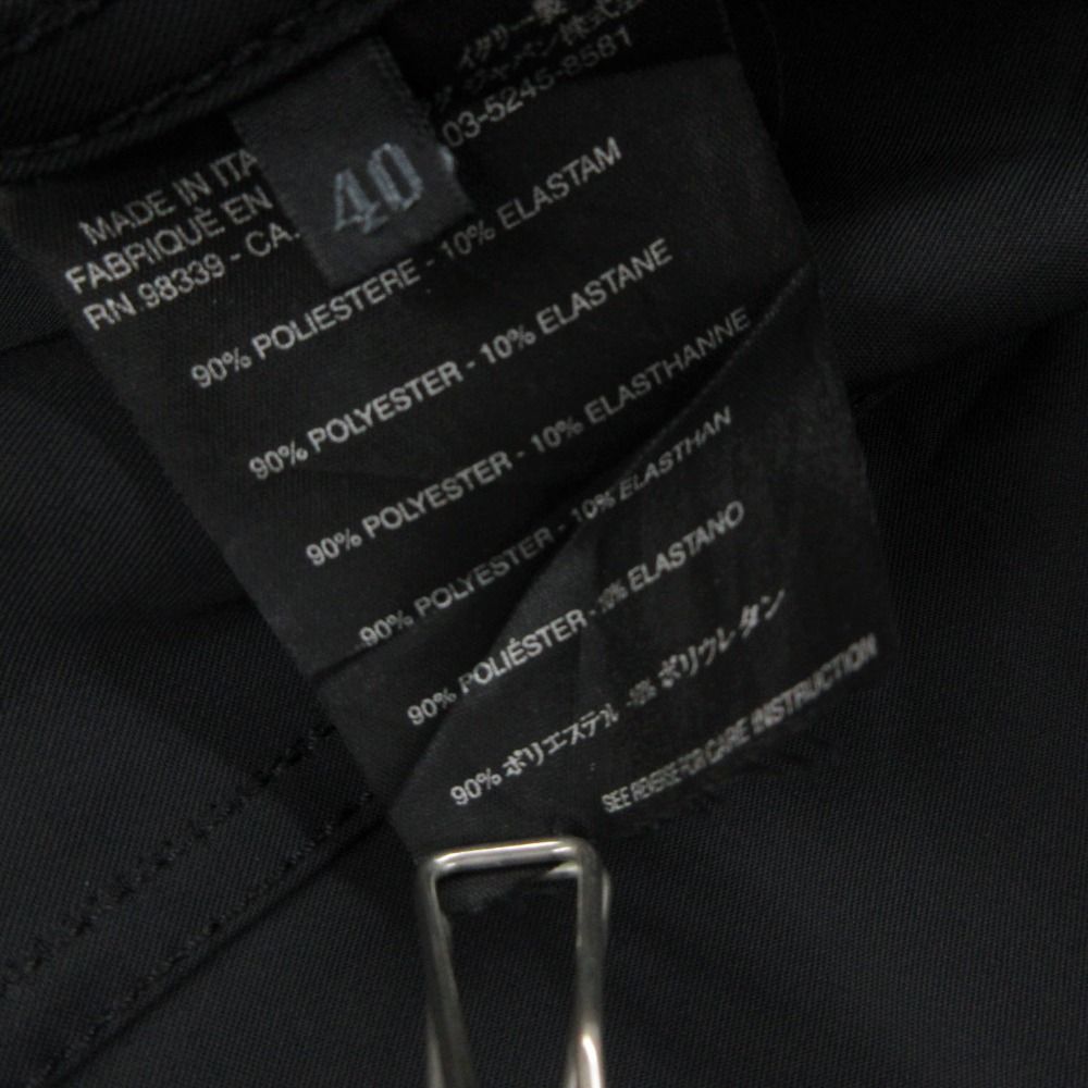 Prada Tailored Jacket Stretch Black — view 5