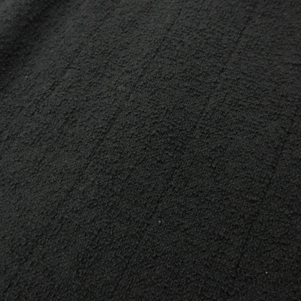 Chanel Skirt Tweed Fitted Knee-Length Black — view 8