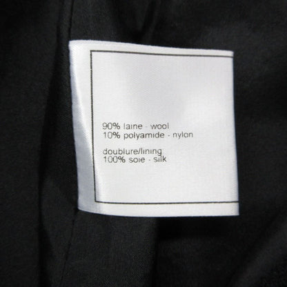 Chanel Skirt Tweed Fitted Knee-Length Black — view 6