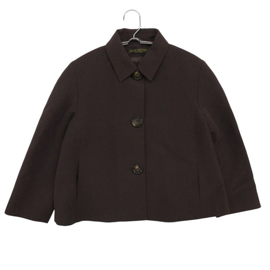 Louis Vuitton Soutien Collar Coat Short Length Brown