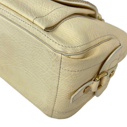 Celine Handbag Boogie Bag Ivory Leather — view 6
