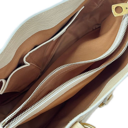 Celine Handbag Boogie Bag Ivory Leather — view 7