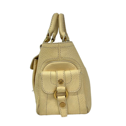 Celine Handbag Boogie Bag Ivory Leather — view 4