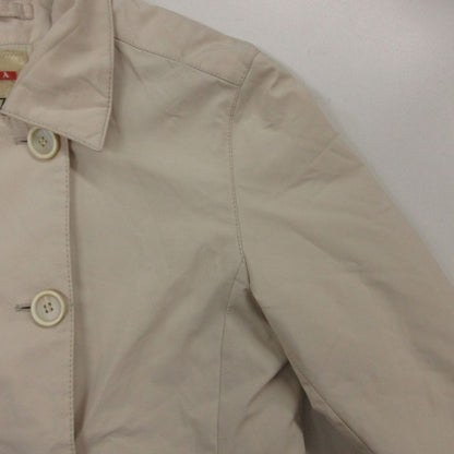 Prada Sports Trench Coat Nylon Polyester Long Light Beige — view 7