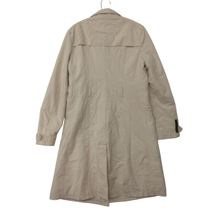 Prada Sports Trench Coat Nylon Polyester Long Light Beige — view 2