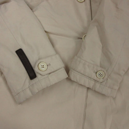 Prada Sports Trench Coat Nylon Polyester Long Light Beige — view 8
