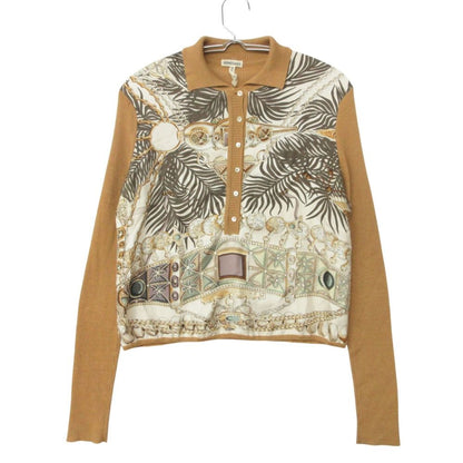 Hermes by Martin Margiela Knit Era Polo Shirt Long Sleeve Twillaine Cashmere