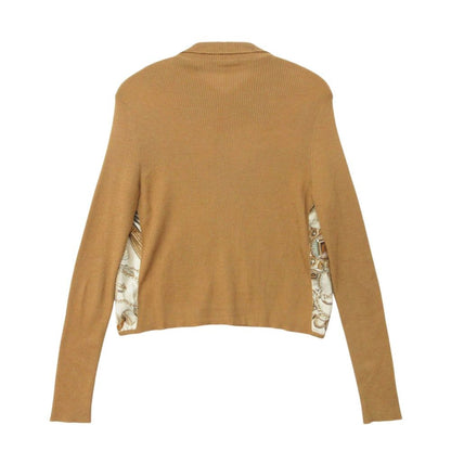 Hermes by Martin Margiela Knit Era Polo Shirt Long Sleeve Twillaine Cashmere — view 2