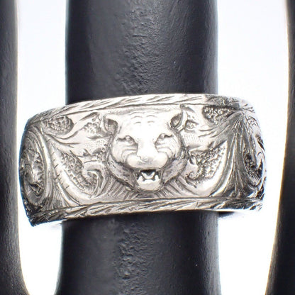 Gucci Cat Head Ring 925 Sterling Silver — view 4