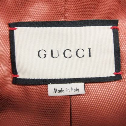 Gucci Tailored Jacket Tweed Blazer Interlocking G Button Pink — view 8