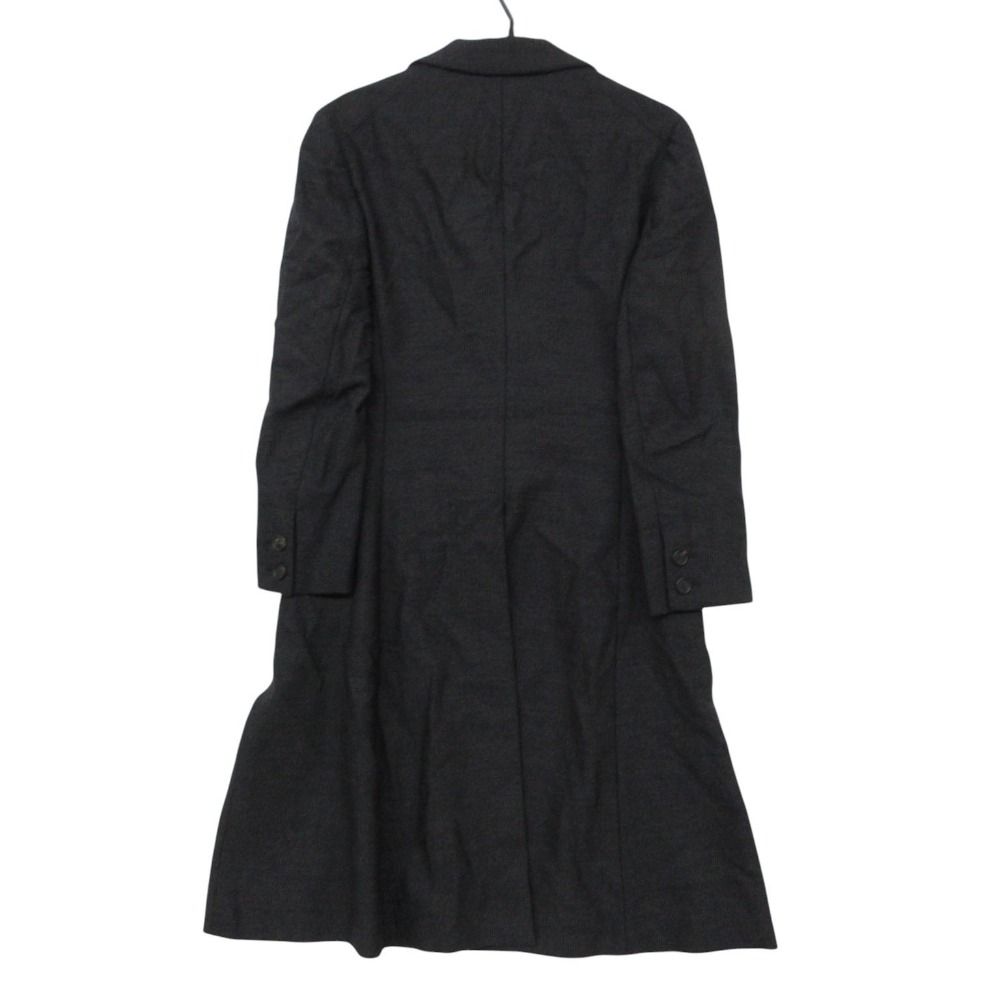 Prada Chesterfield Wool Outer Long Charcoal Gray — view 2