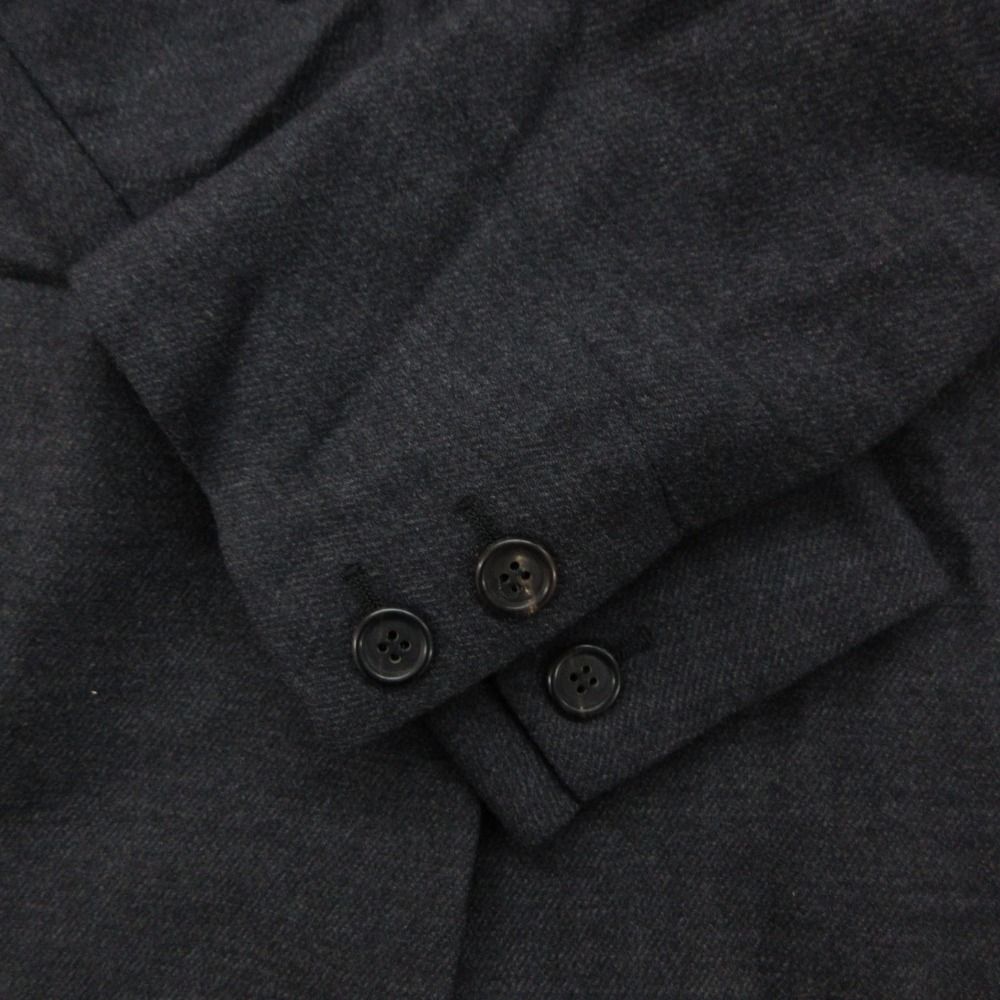 Prada Chesterfield Wool Outer Long Charcoal Gray — view 7