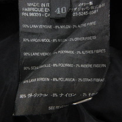 Prada Chesterfield Wool Outer Long Charcoal Gray — view 5