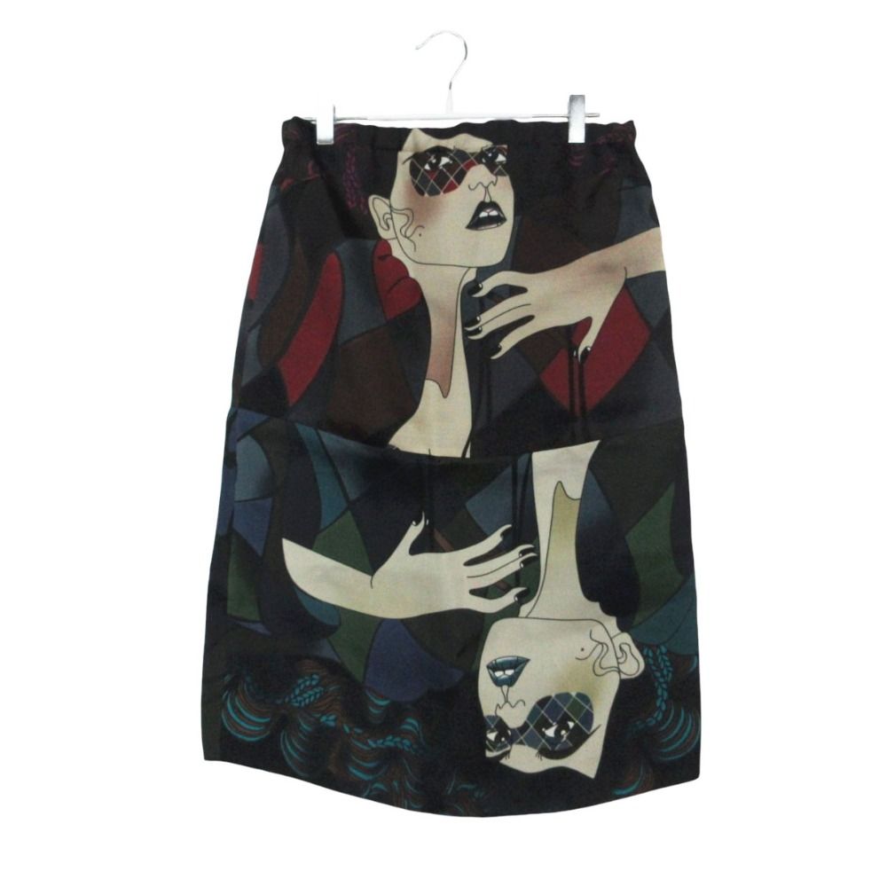 Miu Miu Skirt Archive Liselotte Watkins Art Piece Multicolor