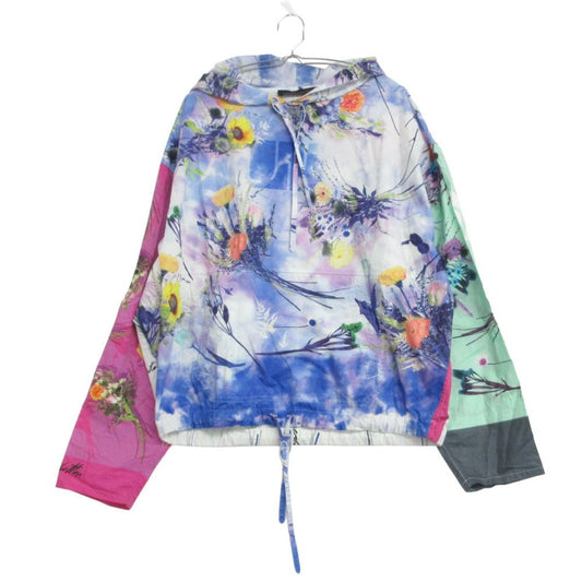 Louis Vuitton by Virgil Abloh Hoodie Anorak Cotton Poplin Floral Flower Top