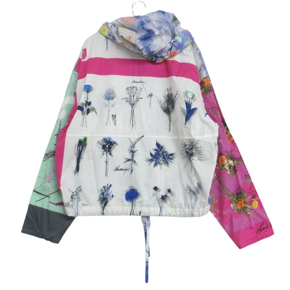 Louis Vuitton by Virgil Abloh Hoodie Anorak Cotton Poplin Floral Flower Top — view 2