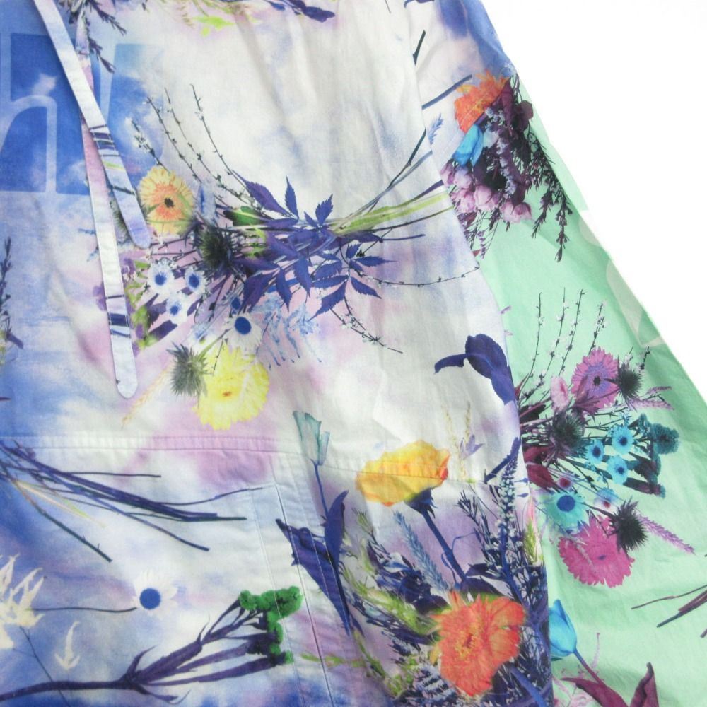 Louis Vuitton by Virgil Abloh Hoodie Anorak Cotton Poplin Floral Flower Top — view 5