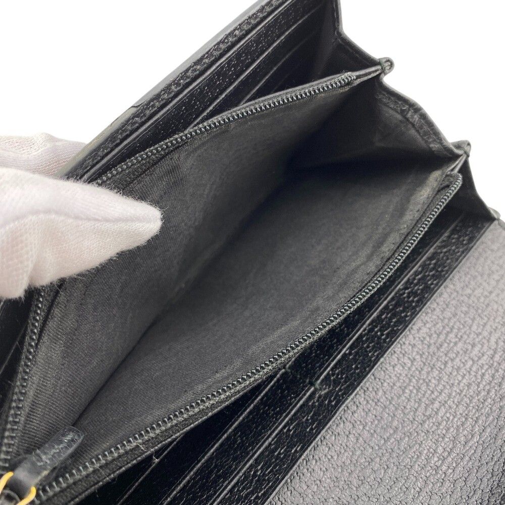 Gucci Ophidia Sherry Line GG Leather Wallet Black — view 8