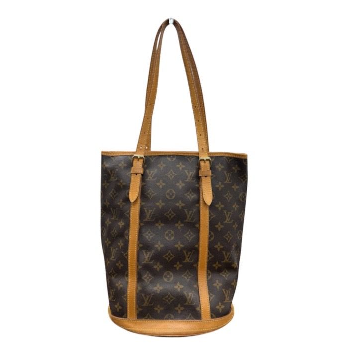 Louis Vuitton Monogram Brown Gold Leather Shoulder Bag — view 2