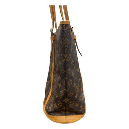 Louis Vuitton Monogram Brown Gold Leather Shoulder Bag — view 3