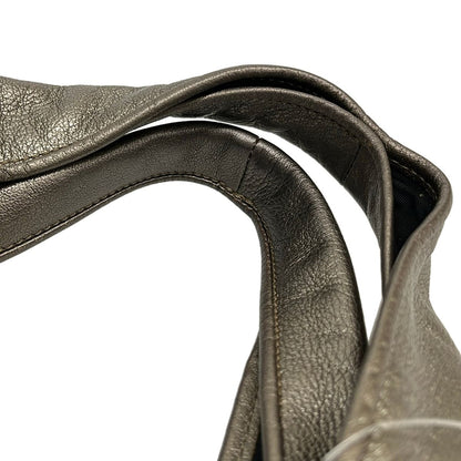 Loewe Tote Bag Karie Gray Beige Leather — view 8