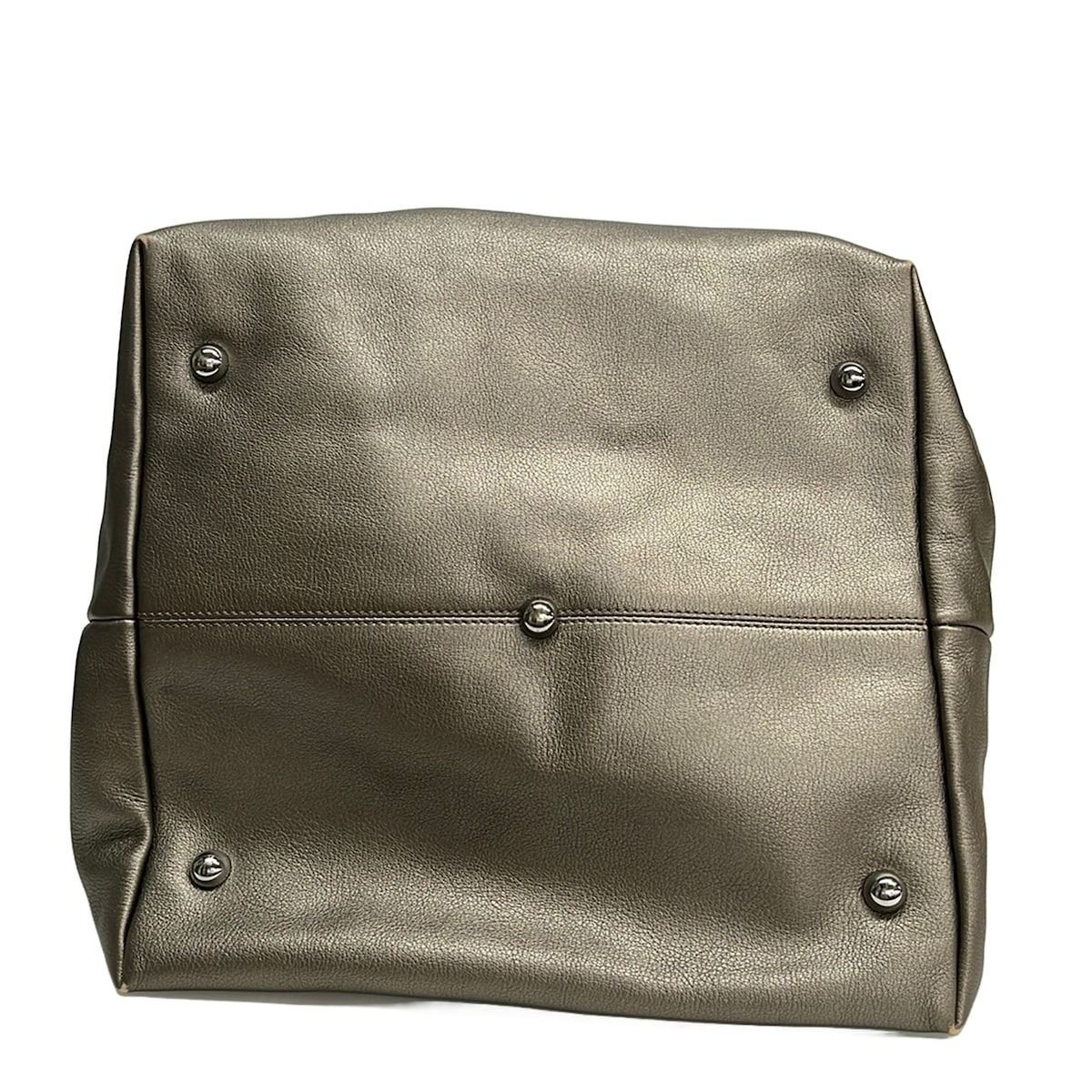 Loewe Tote Bag Karie Gray Beige Leather — view 5