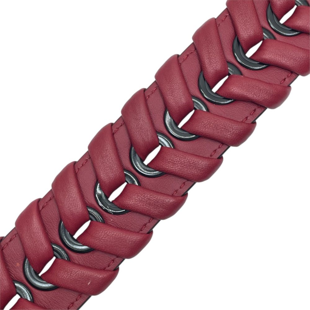 Fendi Strap You Shoulder Leather Metal Red Lightweight Cross — view 6