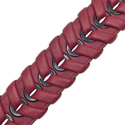 Fendi Strap You Shoulder Leather Metal Red Lightweight Cross — view 6