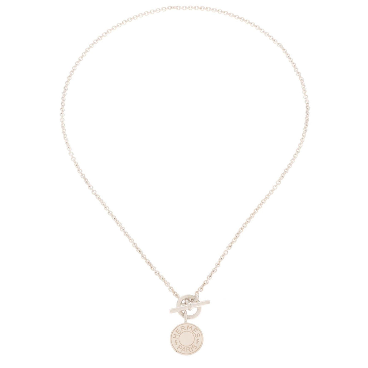 Hermes Amulette Ex-Libris NC Necklace Silver — view 2