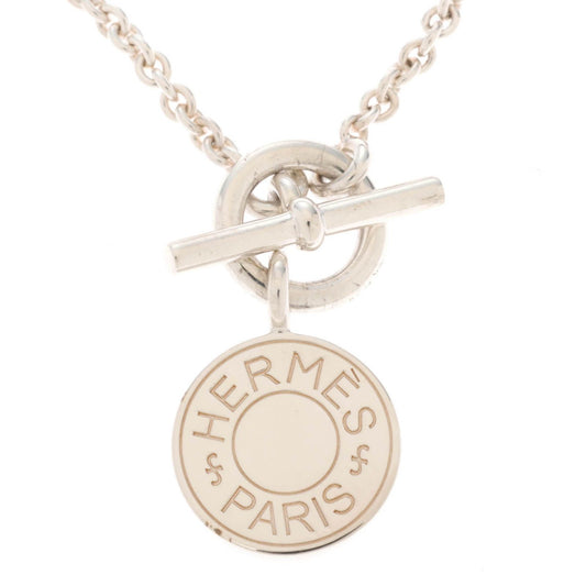 Hermes Amulette Ex-Libris NC Necklace Silver