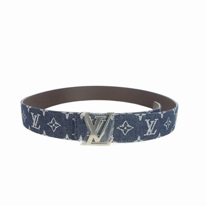 Louis Vuitton Belt LV Monogram Denim 40 Blue — view 2