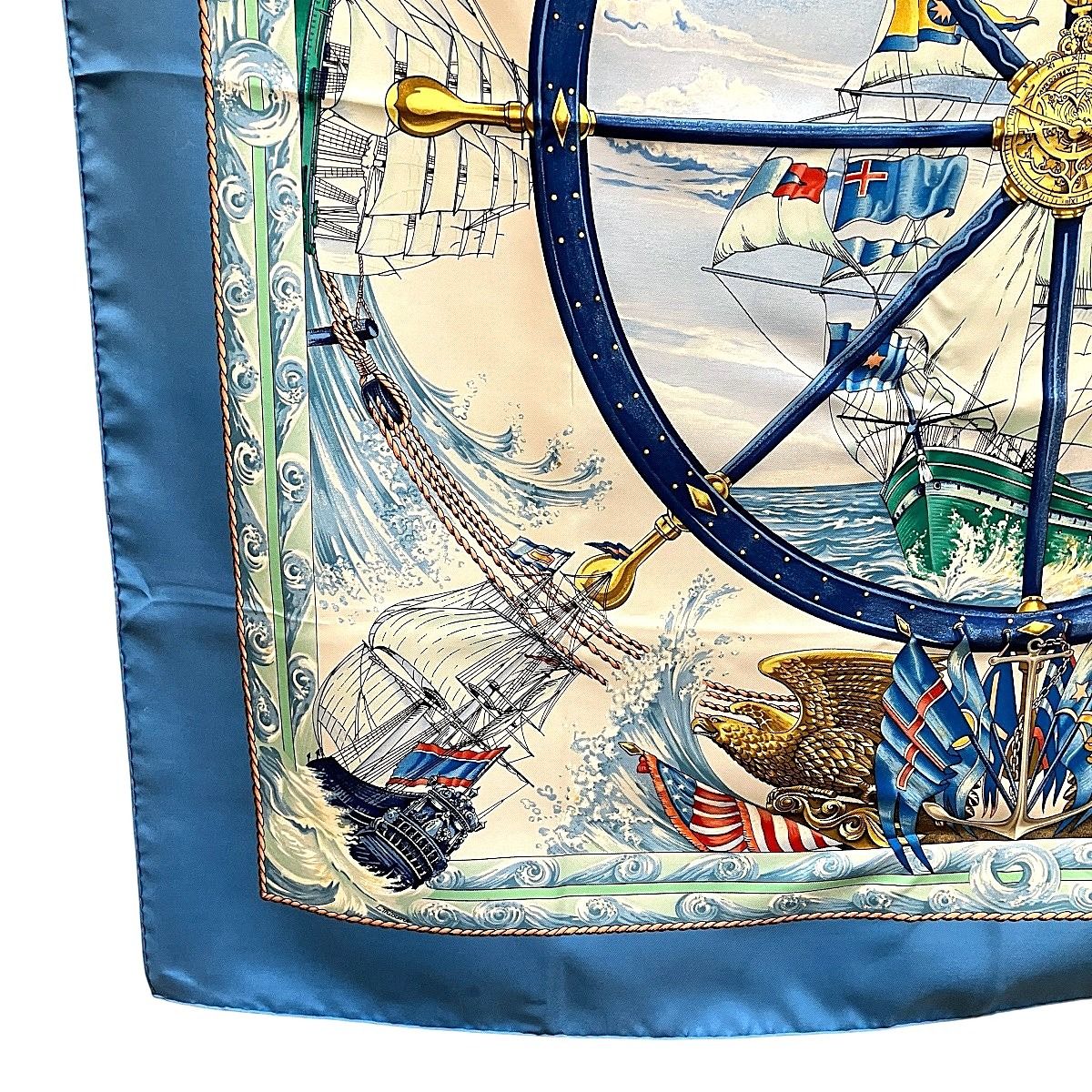 Hermes Carre 90 Vive le Vent Scarf Silk — view 7